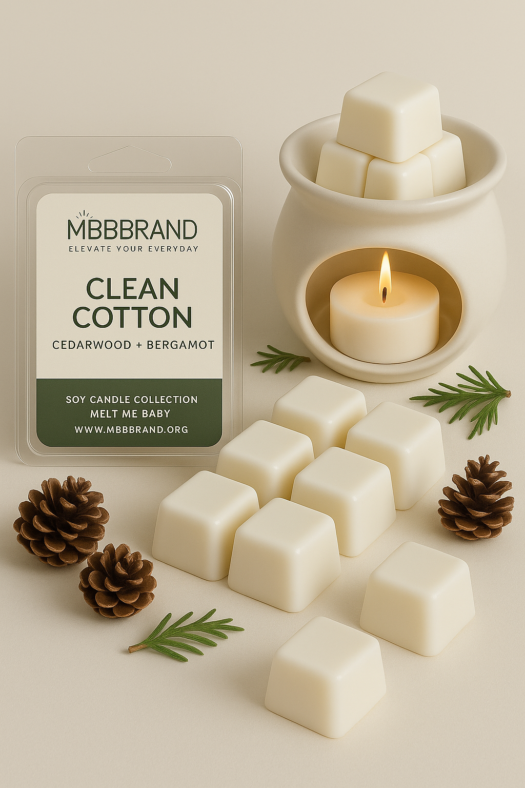 Clamshell Wax Melt 🕯️